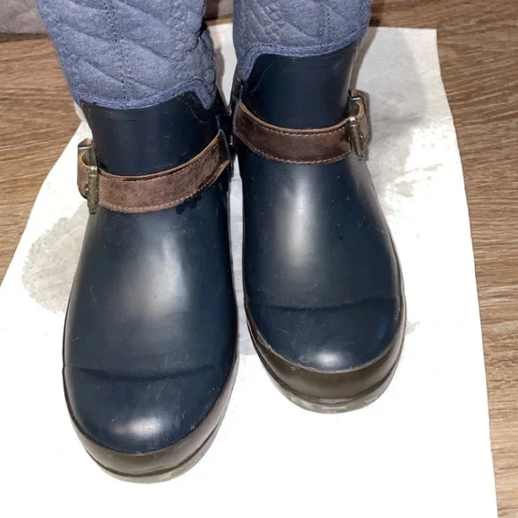 Sperry Navy Blue Rain Boots SIZE 6 - Picture 3 of 7